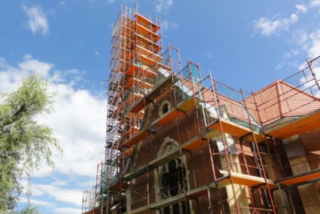 Sandstrahlung Kirchenrenovierung Mürzzuschlag